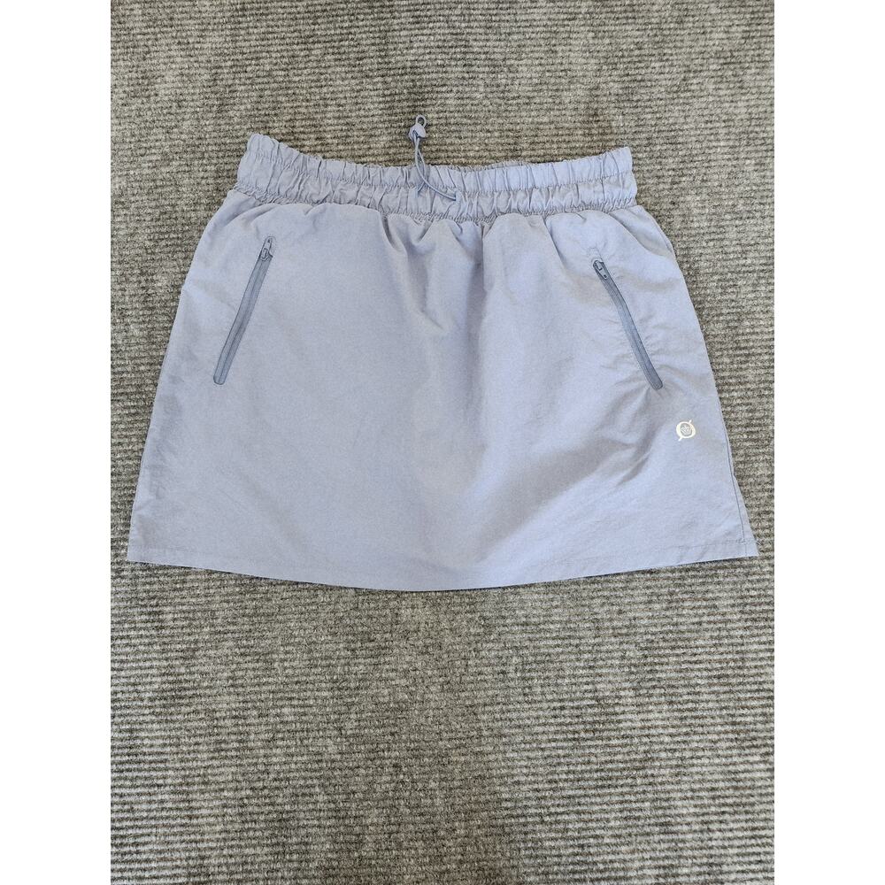BORN Outdooor Womens Large Blue Athletic Cinch Waist Skort Pockets